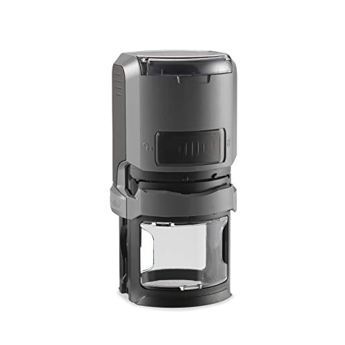 Eco Gray Circular Notary Stamp | South Carolina #TOP4