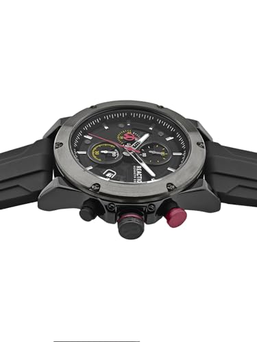 Image of Kenneth Cole Reaction Chronograph Black Dial Watch for Men - KRWGO0071101