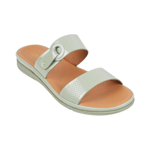 Image of Metro Women Synthetic Leather Comfort & Fashion Slip-on Chappal