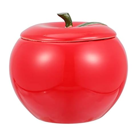 Alipis Apple Shaped Cookie Jar Cover