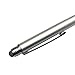 BoxWave Stylus Pen Compatible With Samsung Galaxy A54 5G - DualTip Capacitive Stylus, Fiber Tip Disc Tip Capacitive Stylus Pen - Metallic Silver