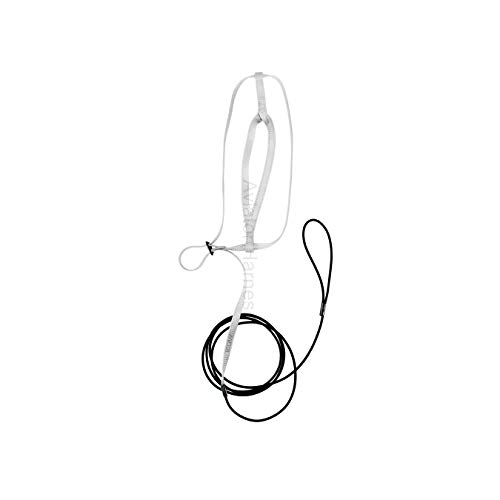 Image of The AVIATOR Pet Bird Harness and Leash: X-Large Silver