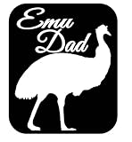 Emu Dad Sticker OS 124 6' Emu Decal