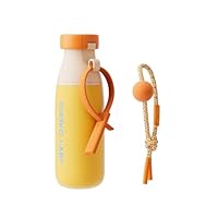 CHAKO LAB Portable Flat Water Bottle (24 OZ,700ml) With Straw,BPA - View #6