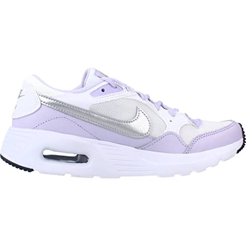 Image of Nike Air Max Sc (Gs) Boys Shoes Size 6.5, Color: White /Metallic Silver