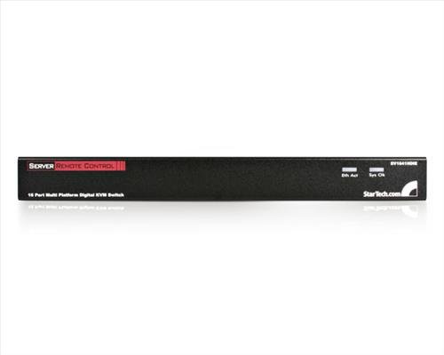 StarTech.com Commutateur KVM PS/2 IP numérique USB 16 ports empilables sur rack (SV1641HDIEGB)