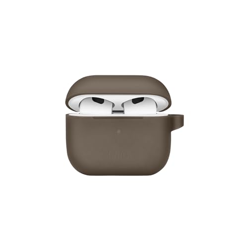 Uniq Vencer Étui en Silicone pour Airpods 3ème génération Beige Sable foncé
