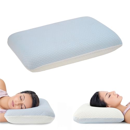 Image of Wakefit Hybrid Dual Memory Foam Pillow | Adaptive Memory Foam & Super-Soft Foam | Ideal for All Sleeping Positions |Removable & Washable Cover | 24 inch x 14 inch x 4.5 inch