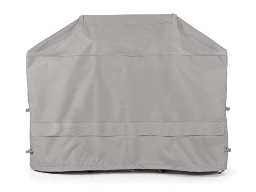Covermates Grill Cover - Heavy-Duty Polyester, Weather Resistant, Drawcord Hem, Grill And Heating-Ripstop Grey #TOP30