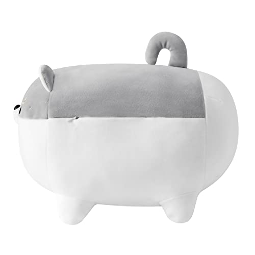 Ditucu Shiba Inu Stuffed Animal Toy Cute Anime Corgi Akita Dog Plush Pillow Kawaii Plushie Best Gifts For Kids Gray 15.7 Inch #TOP3
