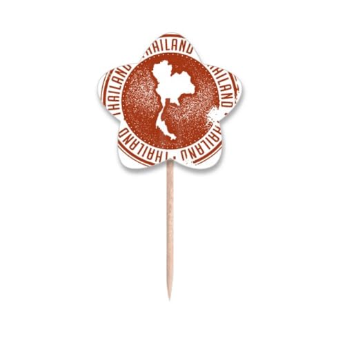 Drapeaux Étoile Thaïlande pour Décorer Facilement Vos Amuse-Bouches sans Perdre de Temps