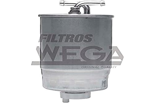 Filtro Combustível com Dreno FCD2066, Prata, Wega