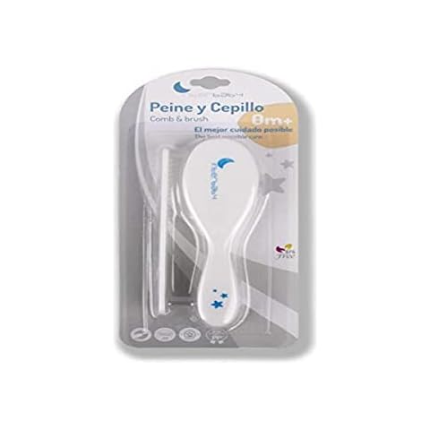Set de Cepillo y Peine para Bebés Interbaby SET03-09 en Blanco Cover