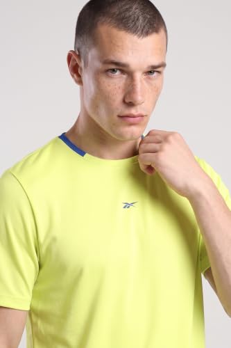 Image of Reebok Men's Sport T-Shirt - Moisture Wicking Sports T-Shirt | Workout Running Training Tshirt for Men's | Half Sleeve Active Tee