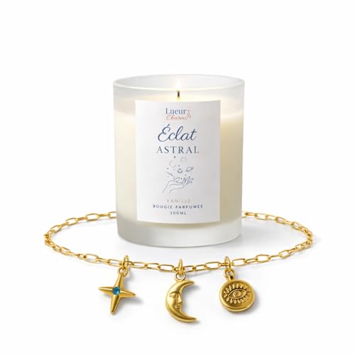 Bougie bijou vanille le cadeau idéal avec son collier mystère