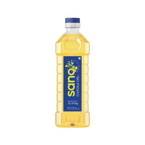 Image of Sano Canola Oil - Cooking Oil for Daily Use | Recommended by Experts for All Types of Cuisines | 1+1 Litre Bottle (Pack of 2)