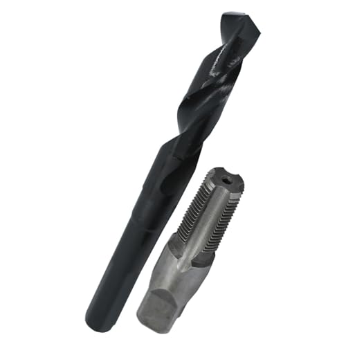 Image of Drill America POU Series 3 /8-Inch HSS NPS Tap (National Pipe Straight) and 19 /32-Inch HSS Drill Bit Kit