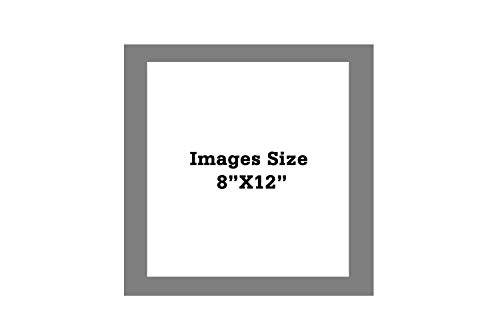 Image of Photo frame 8x12 /A4 Inches set of 2 Black Color Glass & Synthetic Wood Hanging /Table Top Modern Photo Frame for Wall Decoration