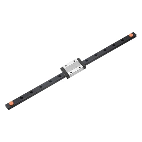 Guide linéaire MGN12 uxcell 400mm avec patin MGN12H en acier pour machine CNC