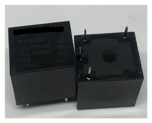 Relé JQC-3FF 012-1HS(551) de 12V para reparar placas de electrodomésticos averiados