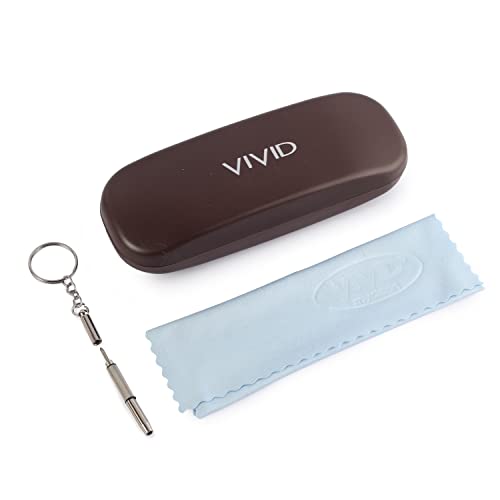 Image of VIVID Vision Unisex Adult Lightweight Eyewear Specs Case Cover | Protect Eye Glasses | Chashma Dibbi | Spectacle Box