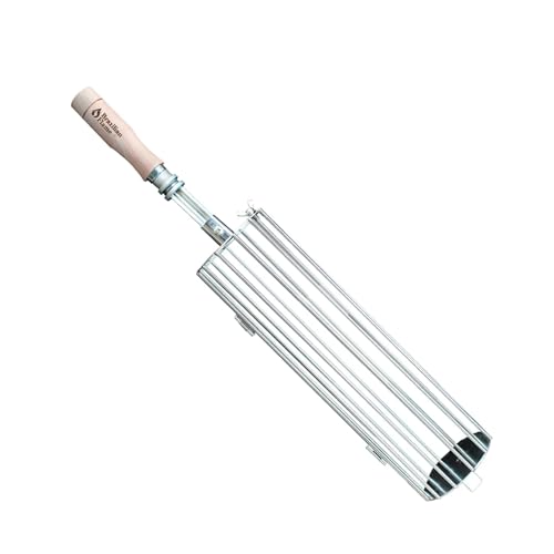 Brazilian Flame Round Basket for 3 or 5 Skewer Rotisserie Grill, ...