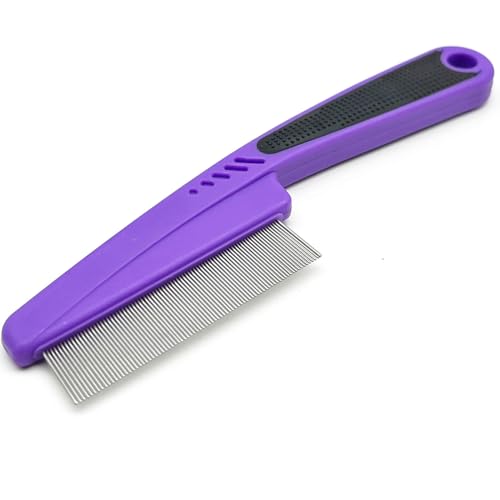ELFSKIK-Stainless-Steel-Fine-Tooth-Dandruff-Comb-Professional-Dandruff-Remover-Multifunctional-Hair-Grooming-Comb-for-Kids-and-Adults-Purple