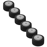 HOMSFOU Andruckrolle Für Kassettendeck Und Videorekorder 6 Stück Gummi Pressrolle 13x6,5x2mm Ersatzteil Für Audio Und Radiogeräte