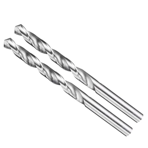 METALLIXITY Drill Bit (0.9mm) 5Pcs, 4241 High-Speed Steel Straight Shank Uncoated (Bright) 118° for Wood Plastic Iron Copper Aluminum Low Soft Metal