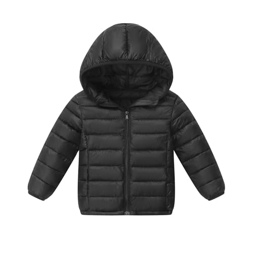Winterjacke Jungen Mädchen Leichte Steppjacke mit Kapuze...