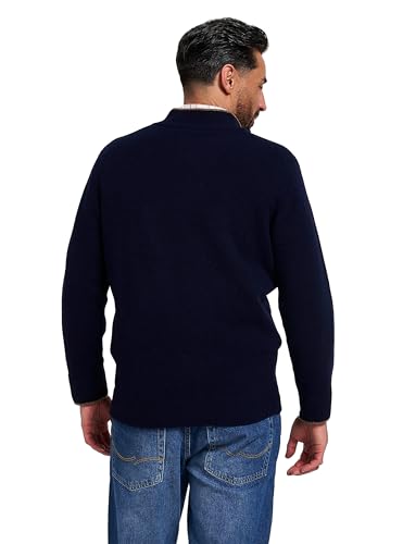 of England Ashcombe 100% Lambswool Long Sleeve Zip Knit Jumper Pullover3