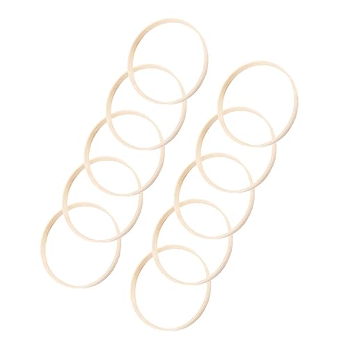 Cabilock 13pcs Dream Catcher for Crafts Smooth Frame for Handmade Decorations Wreaths and Wind Chimes for Weddings and Events