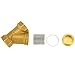 Y Strainer 1/2 Brass Sediment Filter Attachment Water Filter with 40 Mesh Filter Screen Plastic Inline Hose Filter Twist-On 0.5 Inch DN15 0