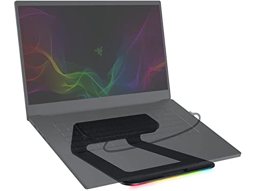 image for Razer Laptop Stand Chroma: 3-Port USB 3.0 Hub - Ergonomic Design - Ano
