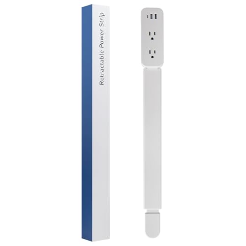 Electrical Outlet Extender Stick - Features USB-A, USB-C and 2