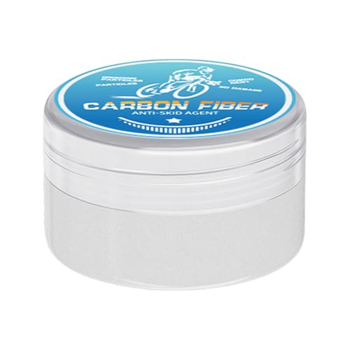 Tewzafiya Pasta antideslizante de fibra de carbono – Agente antideslizante 30 g para mantenimiento de bicicletas, lubricante resistente al calor para manillar y sillín de bicicleta de carreras