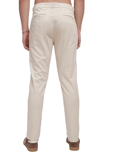 Image of Highlander Men's Slim Fit Formal Trousers | Ankle Length |Smart Trousers for Men | Chino Trousers for Men|Elegant Design | Comfortable Fabric for Daily Work & Formal Occasions