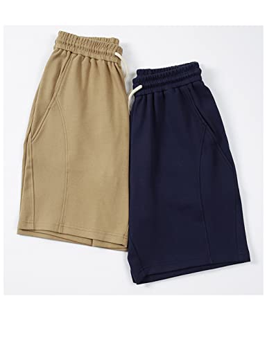 Short décontracté rétro en coton sergé premium pour homme