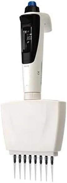 Lab Pipettors, Multi-Function Electric Eight-Channel Pipette 0.5-10ul/10-100ul/30-300uldPette Lab Pipettor(8 Channels 0.5-10ul)