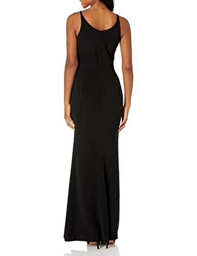 Image of Iris Spaghetti Strap Plunging Long Dress