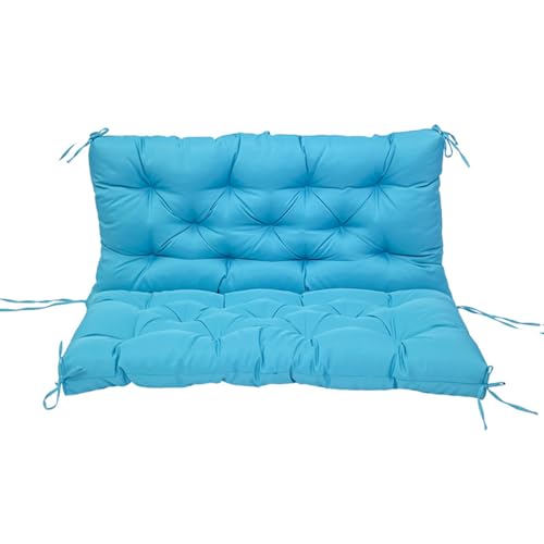 Coussins de balancelle de jardin imperméables pour chaise longue d'extérieur et banquette en palette