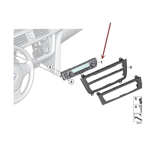 Commande de climatisation BMW Série 1 et 3 régulation précise de ventilation