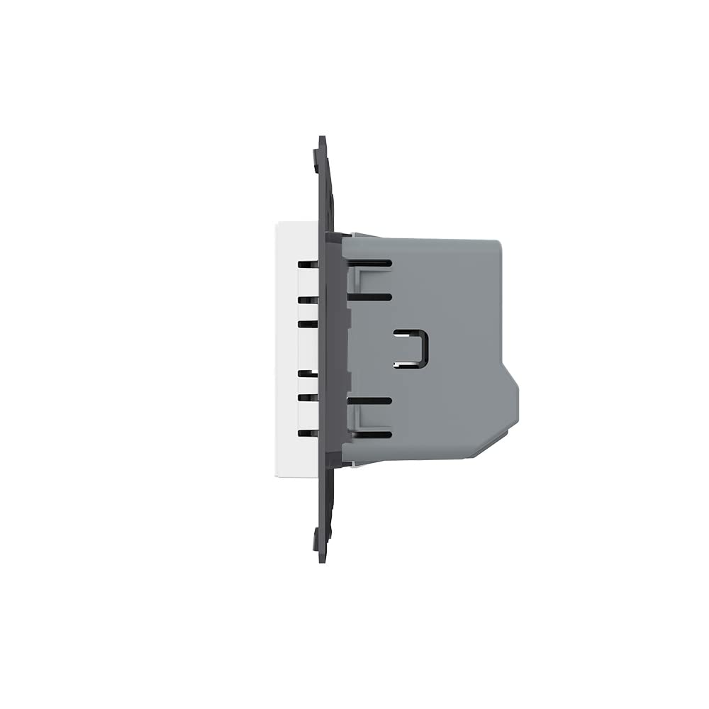 Livolo Notch - Pulsador Persiana, Interruptor de Persiana para Persianas (módulo VL-FC2NW-2WPS21), color blanco