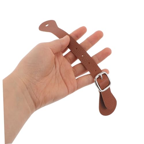 2pcs Adjustable Western Boot Straps Vintage Faux Leather Riding Accessories for Thigh High Boots Stylish Design for Comfortable Fit4