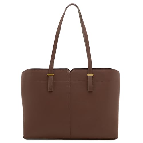 Image of Miraggio Isadora 13 Inch Laptop Tote Bag For Women Office Use | Office Tote Bag With Padded Laptop Sleeve And Zipper Closure | Stylish Totes