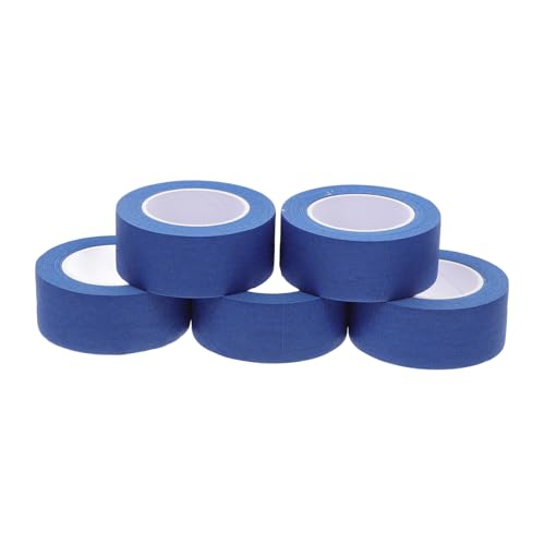 Tofficu 5 Rollos Cinta adhesiva de enmascaramiento cinta de artista para papel de acuarela cinta de pintor gruesa cinta multifuncional de doble cara sin rastro papel con textura