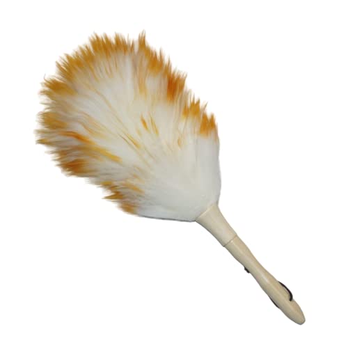 Staubwedel Staubwischer Lammwolle Holzgriff Lammfell Cover