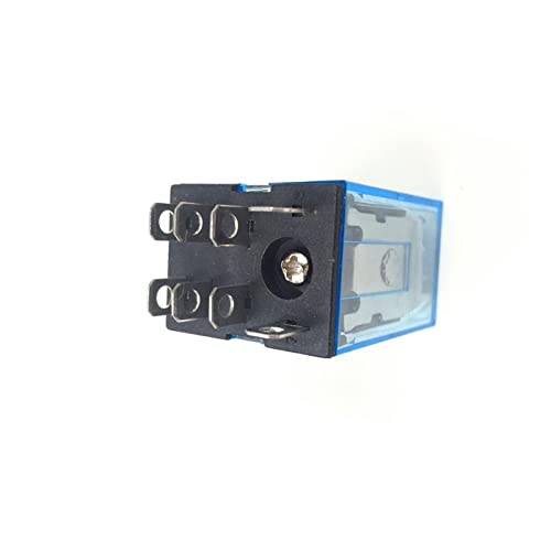 Mini relais électromagnétique LY2NJ DPDT AC 110V à 8 broches avec son socle de prise compact