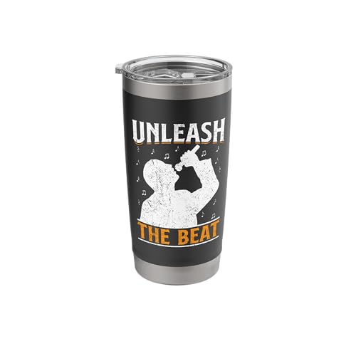 Unleash The Beat Beatbox Beatboxing Stainless Steel Insulated Tumbler