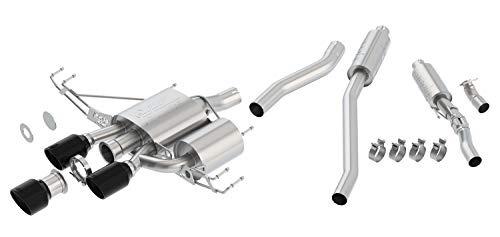 BORLA 140738CB Cat-Back Performance Exhaust System for 2017-2021 Honda Civic Type R 2.0L 4 Cyl. Manual Transmission Front Wheel Drive 4 Door Hatchback.